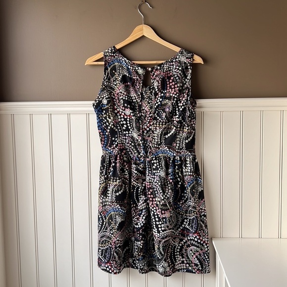HONEY PUNCH Black Printed Babydoll Tunic Dress Size M/L - Picture 7 of 15